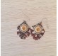 Boucles d'oreilles plume petit modèle