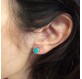 Boucles Solene Turquoise