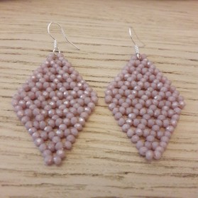 Boucles d'oreilles Cristal