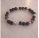 Bracelet Elastique Bouddha Marron