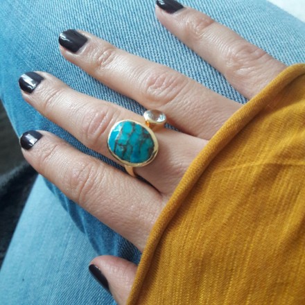 Bague turquoise