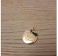 Collier/Sautoir médaille petit pompon