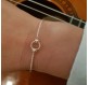 Bracelet corde de guitare Anneau