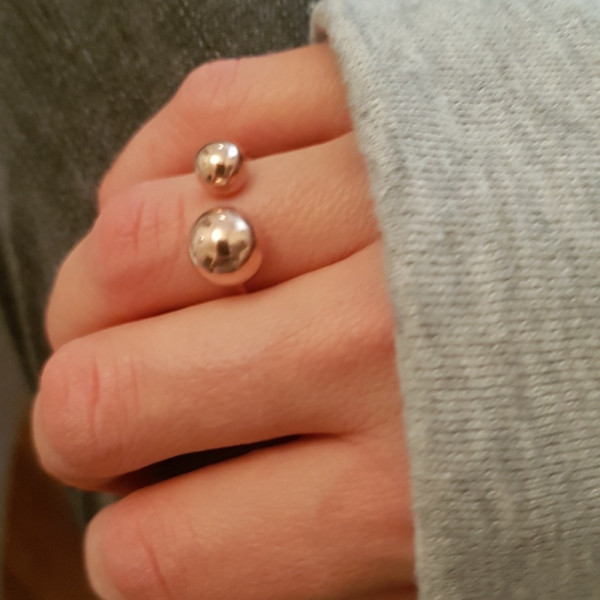 Bague Bubbles or rose