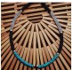 Collier turquoise et opalite