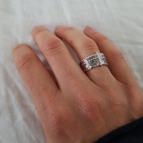 Bague semainier argent