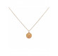 Collier oeil rose