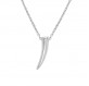 Collier Corne Argent