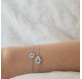 Bracelet oeil nacre silver