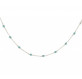 Collier Ras du cou Maria turquoise