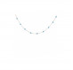 Collier Ras du cou Maria bleu