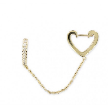 Boucle double coeur