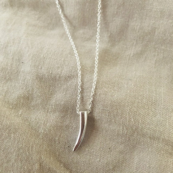 Collier Corne Argent