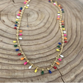 Collier multicolore