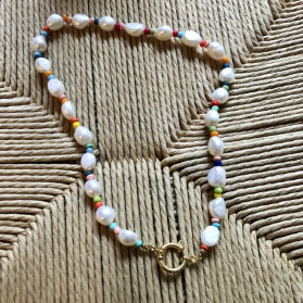 Collier Multicolore Perles