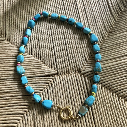 Collier turquoise