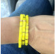 Bracelet Miyuki jaune