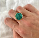 Bague Iris Malachite