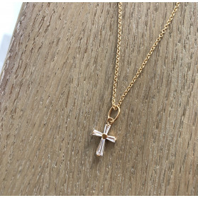 Collier Croix Cristal