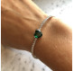 Bracelet Coeur vert