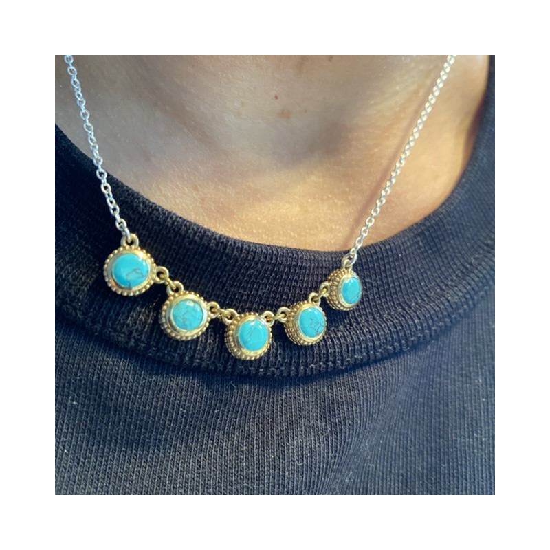 Collier Isabella turquoise