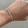 Bracelet rivière argent