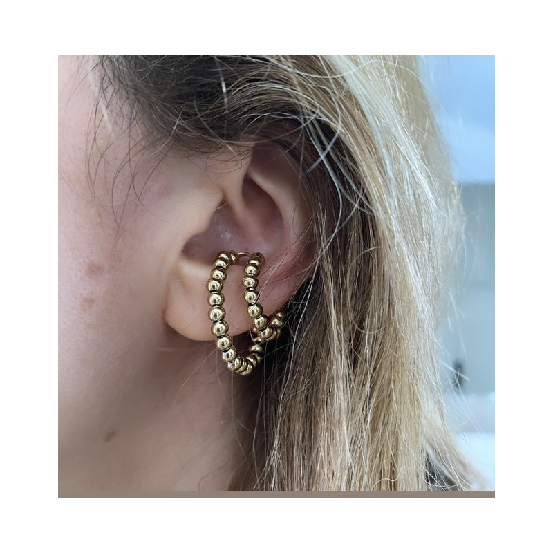 Ear cuff perlé