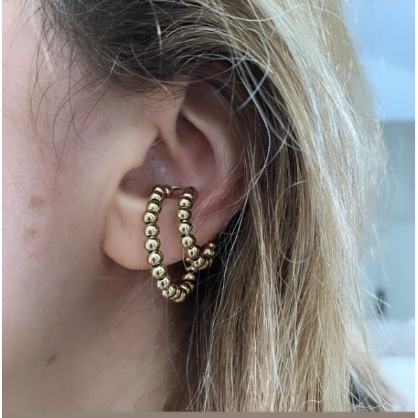 Ear cuff perlé