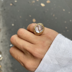 Bague/Chevalière Cristal