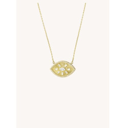 Collier Oeil gold