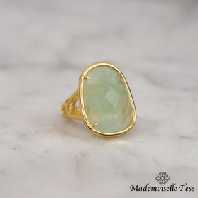 Bague Fluorite Verte