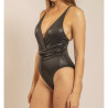 Maillot noir irisé