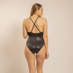 Maillot noir irisé