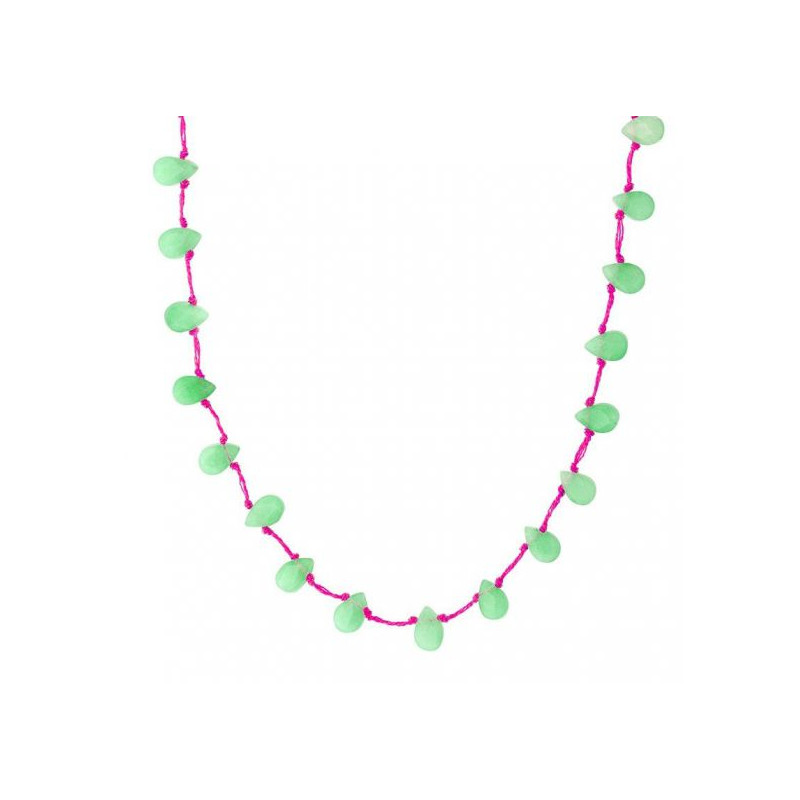 Collier gouttes Green