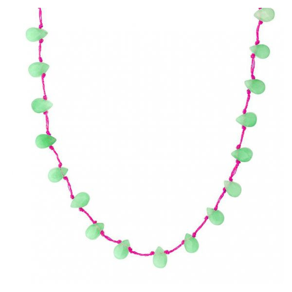 Collier gouttes Green