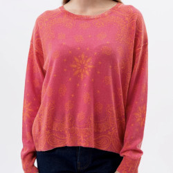 Adoré Pull bandana pivoine