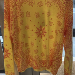 Adoré Pull bandana jaune