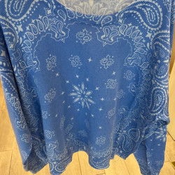 Adoré Pull bandana Bleu...
