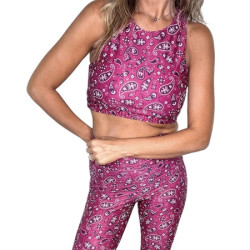Golda brassière Bandana Wine