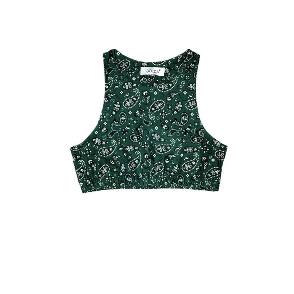 Golda brassière Bandana Green
