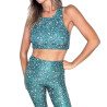 Golda brassière Bandana Green