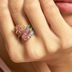 Mya Bay Bague Rainbow Leave