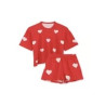 We are Jolies pyjama short Cœurs Rouge