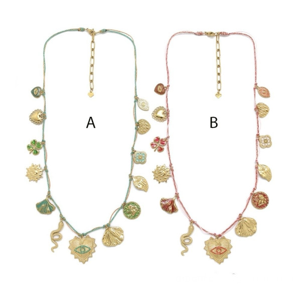 Collier pampilles oeil