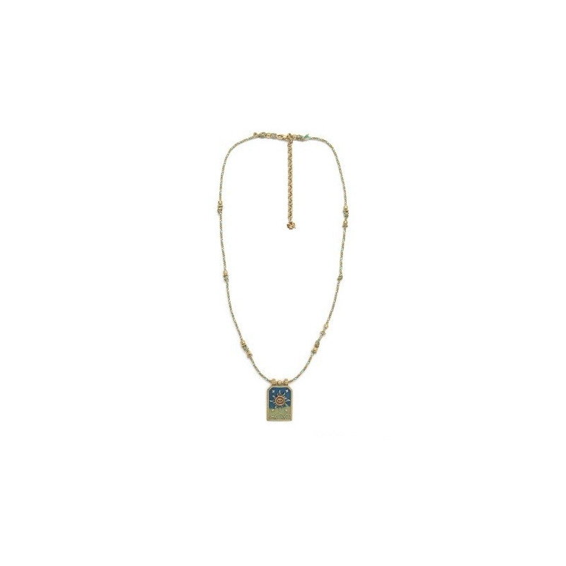Collier plaque Soleil