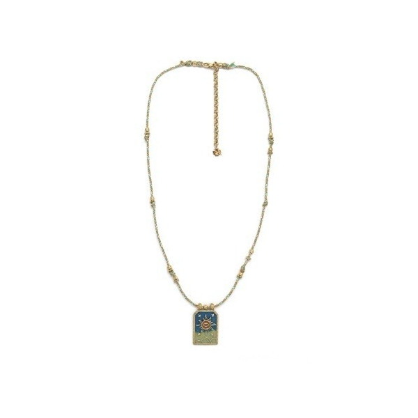 Collier plaque Soleil