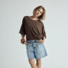 One tee Collab Veronika Loubry Choco