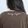 One tee Collab Veronika Loubry Choco