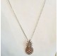 Coller ananas argent